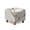 Marble Print Light Beige, variant on SCRAWLGOD Pink Marble Print Stretch Ottoman Slipcover Square Folding Storage Stool Ottoman Cover Breathable Footstool Covers Slipcover Chair Covers for Living Room