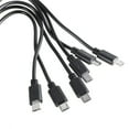 thumbnail image 3 of 1 to 6 USB to USB 5Pin Splitter Cable Multiple Charging Adapter USB 2.0 Male to 6x USB 5Pin Male for Charging, 3 of 6