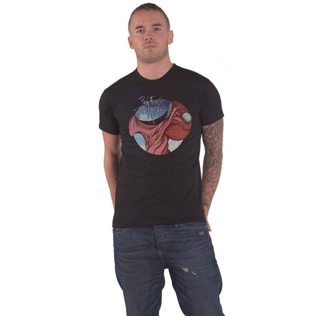 Pink Floyd - Camiseta The Wall Swallow Estampado en Espalda para Adultos Unisex (Negro)