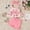k-1602Pink3213, variant on SONGGE Toddlers Kids Girl Clothes Floral Prints Tops Shorts Hanirband 3Pcs Outfit Sets Back To School Trendy Clothes Sets