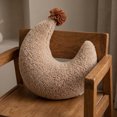 thumbnail image 5 of Rirozkan Throw Pillow, 13.4 Inch Moon Shaped Plush Yarn Cushion, Teddy Fleece Soft Decorative for Sofa, Couch, Bed, Living Room, 5 of 6