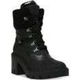 thumbnail image 1 of Steve Madden Womens Northern Faux Fur Lug Sole Combat & Lace-up Boots, 1 of 4