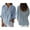Light blue, variant on TODOZO Linen Button Down Shirt Women Casual Cotton Blouse Loose Fit Work Gauze Tops Women’S Retro Button Down Short Sleeve Shirt with Ruffled Sleeves – Soft Linen Like Fabric Regular Fit Easy