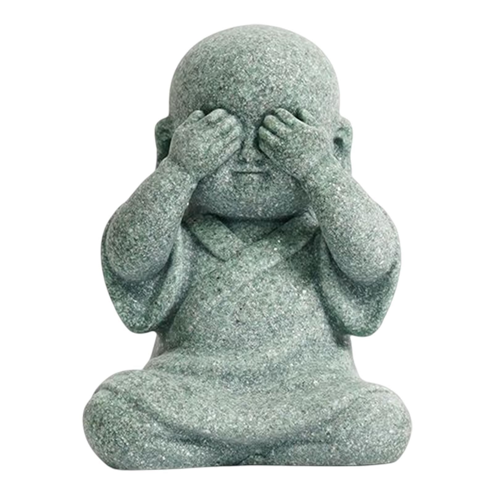 Little Monk Statue Little Monk Figurine Little Cute Monk Figurine