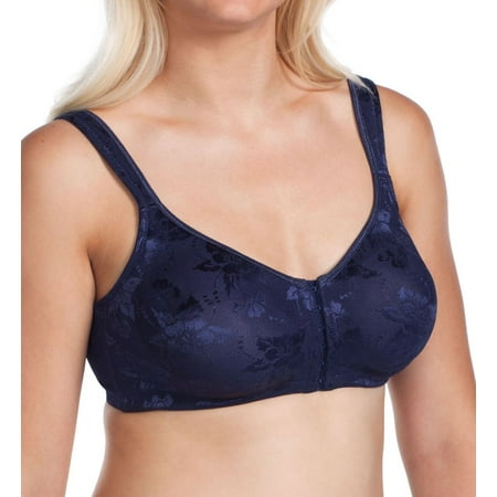 Leading Lady Front Closure - Women's Leading Lady 5213 Luxe Floral Lace Front Closure Soft Cup Bra