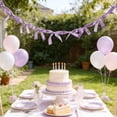 thumbnail image 3 of 62.99in Cloth Bow Ribbon Garland for Wall and Window Decor, Hanging Bowknot Banner for Bedroom Living Room Party Backdrop Decoration, 3 of 4