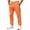 Orange, variant on Casual Sweatpants for Men Crossed Elastic