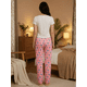 thumbnail image 3 of Pijama De 3 Piezas Mujer Pantalon Short Y Playera A Juego, 3 of 5