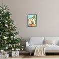 thumbnail image 2 of Stupell Industries Whimsical Fireplace Merry Christmas Graphic Art Black Framed Art Print Wall Art, Design by Kristina Hultkrantz, 2 of 7