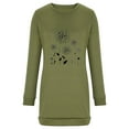 thumbnail image 4 of Birdeem Robe Décontractée Mode Femme Manches Longues Col Rond Imprimé, 4 of 8
