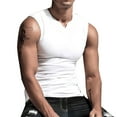 thumbnail image 6 of BKQCNKM Mens Shirts for Men Spring Summer Casual Sleeveless Tank Tops Tee Shirt Top Blouse Mens T Shirt, White 3XL, 6 of 6