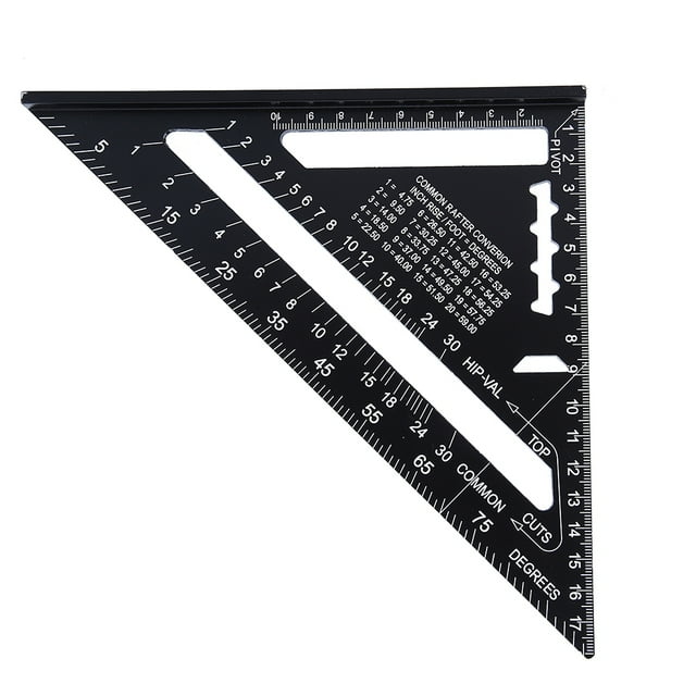 LAFGUR Outil de Mesure Triangle Angle Rapporteur, Mesure d'Angle Triangle, Rapporteur Triangle, pour les Amateurs pour les Constructeurs de Maisons