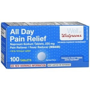 UPC 311917086224 product image for Walgreens All Day Pain Relief Naproxen Sodium 220mg, Tablets, 100 ea | upcitemdb.com