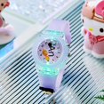 thumbnail image 2 of Reloj luminoso para niños y estudiantes, bonito reloj de silicona con diodo emisor de luz y dibujos animados para muñecas, 2 of 5