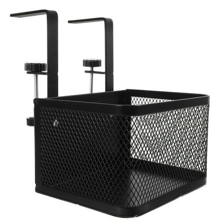 Hemoton Clamp-on Under Desk Storage Shelf with Drawer Basket Organizer for Phones, Cables, and Accessories