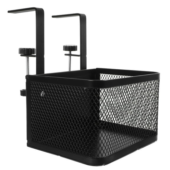 Hemoton Clamp-on Under Desk Storage Shelf with Drawer Basket Organizer for Phones, Cables, and Accessories