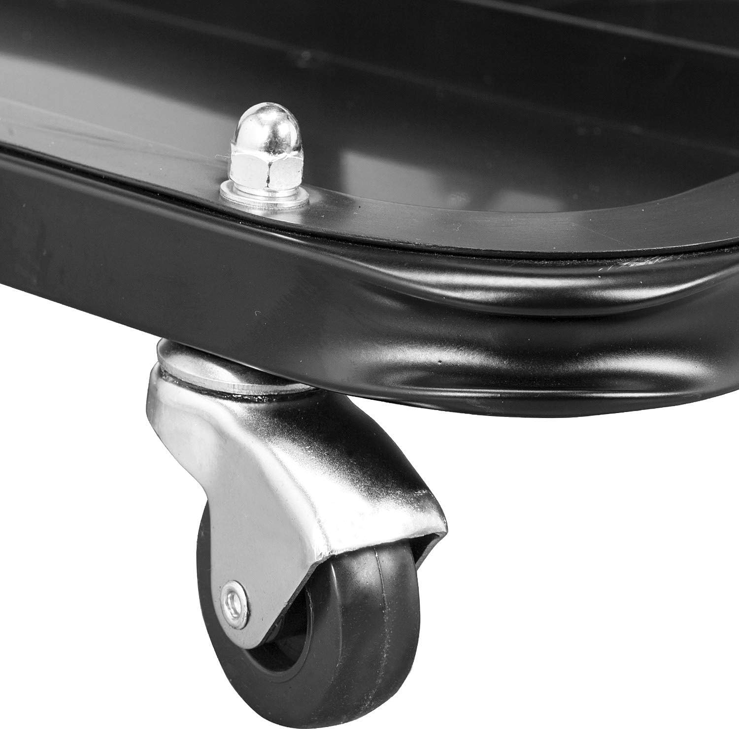 Torin Rolling Creeper Garage/Shop Seat: Padded Mechanic Stool with Tool Tray Storage, Black,WATR6300B