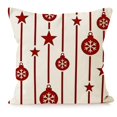 thumbnail image 1 of Panxico Housses de Coussin de Noël, Ornements de Noël Rouges, Housses de Coussin Joyeux Noël 18 X 18 Pouces 4 Styles au Choix Décorations de Noël en Solde, Housses de Coussin, Liquidation, 1 of 1
