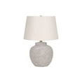 thumbnail image 4 of Monarch Specialties Lighting, 22"h, Table Lamp, Cream Concrete, Ivory / Cream Shade, Modern, 4 of 6