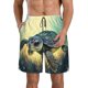 thumbnail image 1 of Balery Watercolor Turtle3 Traje de Baño Estilo Hawaiano para Hombre, Shorts de Secado Rápido con Bolsillos-XX-Large, 1 of 6