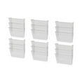 thumbnail image 2 of Wall File, 3 Sections, Legal Size 16" x 4" x 14", Clear, 3/Set | Bundle of 2 Packs, 2 of 5