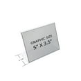 thumbnail image 3 of Angled L-Shaped Sign Holder Frame with Slant Back Design 5"x 3.5''High- Horizontal/Landscape, 10-Pack, 3 of 5