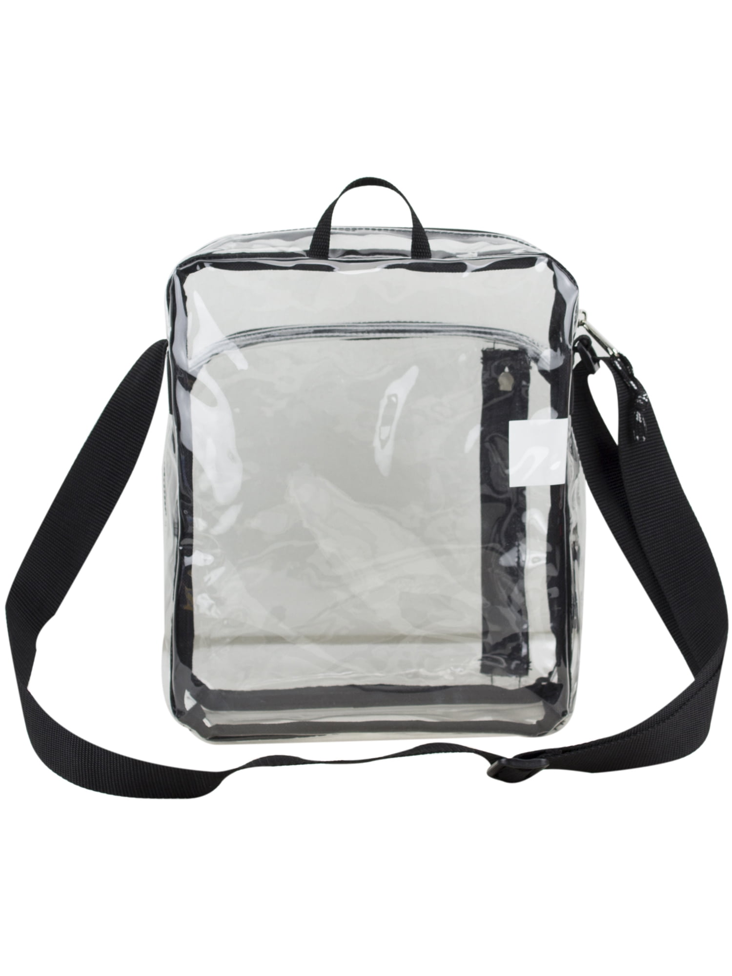 Eastsport Unisex Clear Stadium Gear Bag, Black