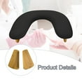 thumbnail image 6 of Vaveren Manicure Nail Arm Rest Stand Non Slip Comfortable for Nail Salon Makeup Tool Black, 6 of 8
