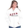 thumbnail image 4 of Raised in 90s Throwback Nostalgia Zip Up Hoodie Men's Women's Brisco Brands X, 4 of 6