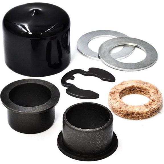 HD Switch Pulley Idler Arm Bushing Seal Cap & Hardware Rebuild Kit fits John Deere M143350 AM107504 AM107507 AM123419 AM102210 AM107502 AM107503 Lawnmower Tractor