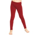 thumbnail image 2 of Stretch Is Comfort Girl's Pack of 3 Oh so Soft Footless Leggings | Child Size 4-14, 2 of 6
