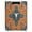 Western-style Cowhorn Skulls, variant on A4 Double Clip File Folder 18.9x12.6in Clipboards Foldable Binder Holds 80 Sheets Project Folder for Office, Home Yellow and White Checkered Squares