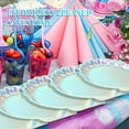 thumbnail image 6 of 96 Pcs Mermaid Paper Plates Seashell Plates Party Supplies 9 Inch Disposable Iridescent Holographic for Girl Kids Birthday Party Decorations, 6 of 7
