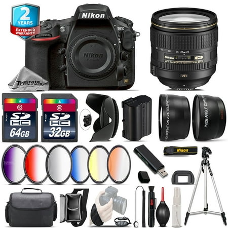 Nikon D810 DSLR Camera + AFS 24-120mm VR + 6PC Graduated Filter - 96GB