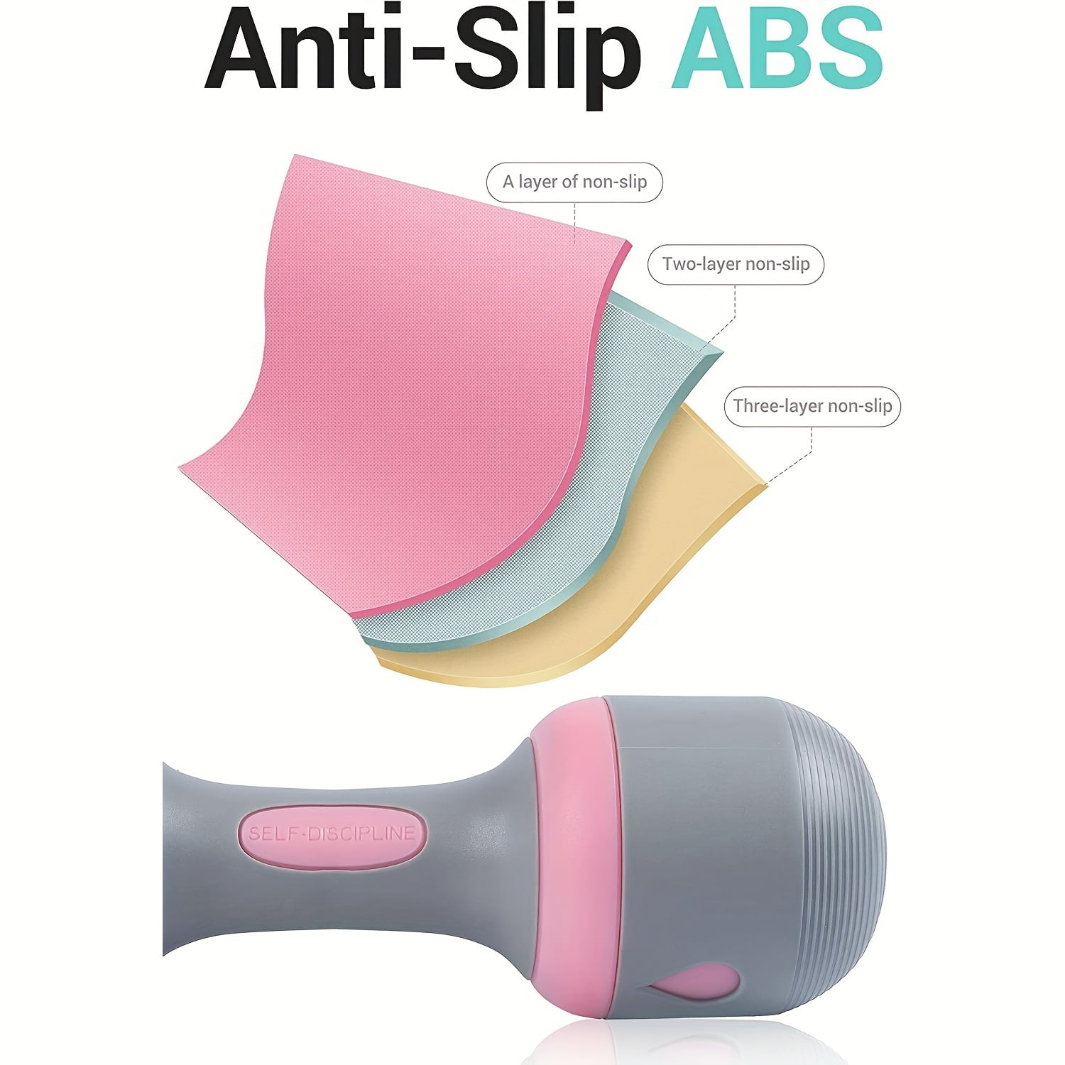 Dumbbell Set: 5-in-1 Adjustable Weight Options with Non-Slip Grip