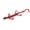 Cherry Seed, variant on Zoom 8" Magnum Lizard Fishing Lures for Bass, 9 Count