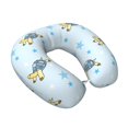thumbnail image 2 of Disketp Cartoon Turtle Travel Pillow Memory Foam Neck Pillow Support Pillow for Camping, Sleeping Rest Cushion Airplane Pillow, 2 of 8