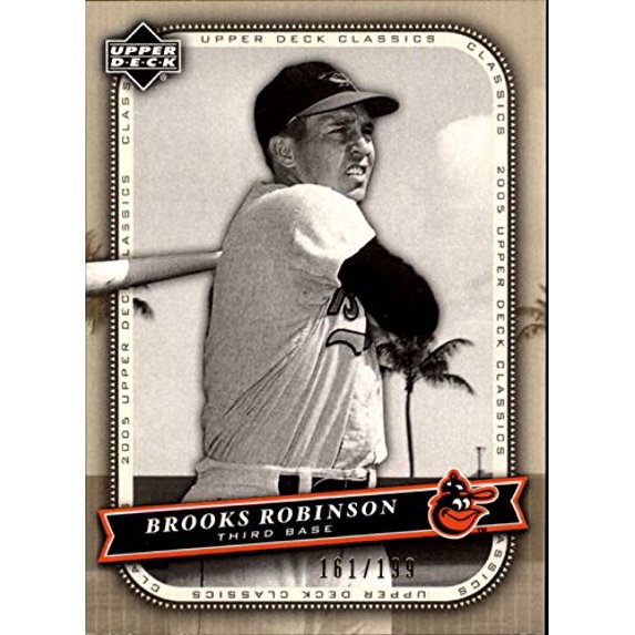 2005 Upper Deck Classics Gold #15 Brooks Robinson /199 MLB Baseball Trading Card