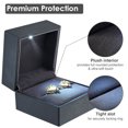 thumbnail image 4 of Yescom LED Ring Box Jewelry Wedding Engagement Proposal Light Ear Ring Case Gift Black, 4 of 11