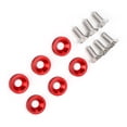 thumbnail image 4 of 6pcs M8 Decorative Red Washers Screws Universal for Automobile Car  Bumper Engine Cover, 4 of 8
