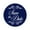 Navy Blue, variant on Darling Souvenir Round 1.6 Inches Swirl Border White Save The Date Stickers Wedding Envelope Seal-45 Pcs