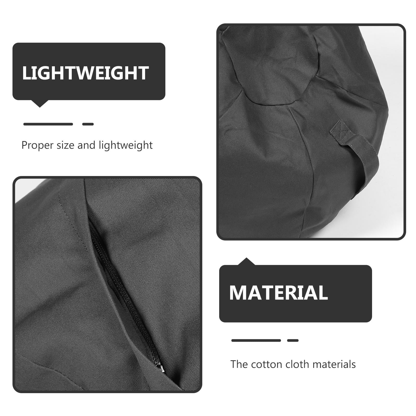 DEEPCRAFF Flexible Black Cotton Ball Cover Anti Skid Yoga Accessory Washable Protective Sleeve
