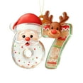 thumbnail image 2 of WKSCLPAI 2025 Christmas Gingerbread 67 Ornament, Santa Says Six Seven Two-sided Funny Meme Gift Ornaments, Holiday Xmas Tree Decorations, New Translucent Shatterproof Acrylic, Birthday Gift, 2 of 8