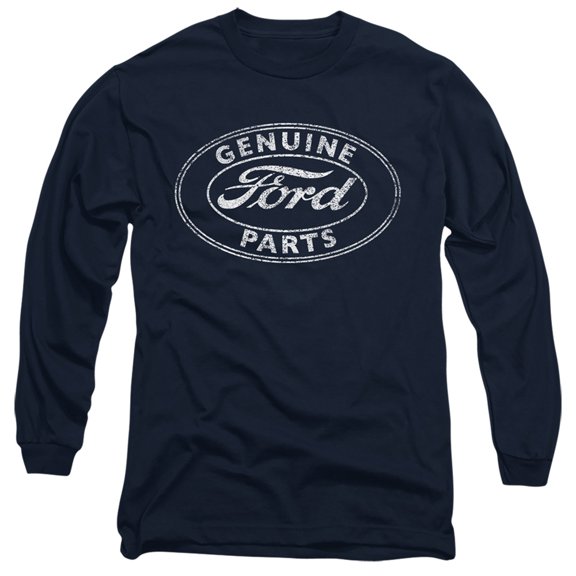 Ford Genuine Parts Long Sleeve Adult 18/1 T-Shirt Navy