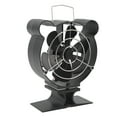 thumbnail image 1 of Ventilador de Chimenea Con Alimentacia de Calor, Ventilador de Madera de 6 Cuchillas Mini fljo de aire eficiente con tapa protectora para madera, 1 of 7