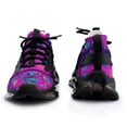 thumbnail image 3 of 2024 Snowman Christmas Tree Elk Women Or Men Lace Up Flat Sneakers Female Mesh Walking Footwear, 3 of 8