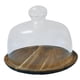 thumbnail image 3 of Soporte para tartas con cúpula de cristal para postres, ideal para cumpleaños, galletas y fiestas. M, 3 of 9