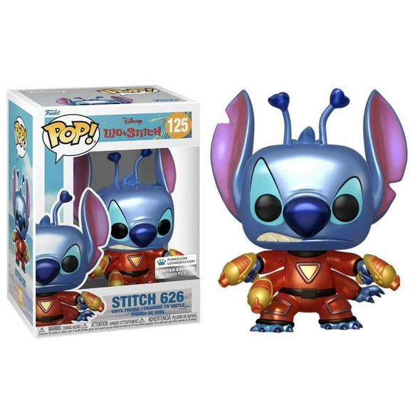 Funko POP! Disney Lilo & Stitch - Stitch 626 #125 [Metallic] LE 3000 Exclusive