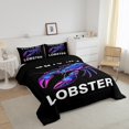 thumbnail image 3 of Erosebridal Gradient Lobster Print Bedding Queen Comforter Set, Wild Animal Down Comforter, Reversible, 3 of 7
