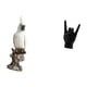 thumbnail image 5 of Estatua De Loro, Escultura Animal De Resina, Figura Decorativa De Interior, Artesanía Con Gestos Manuales, Escultura Creativa De Dedos Para Escritorio, Mesa, Centro De Mesa, Apartamento,, 5 of 8